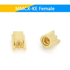 1-10PCS MCX MMCX Male Female PCB Mount Straight RF Coax Connector Right Angle 90-Degree Goldplated Welding Terminal