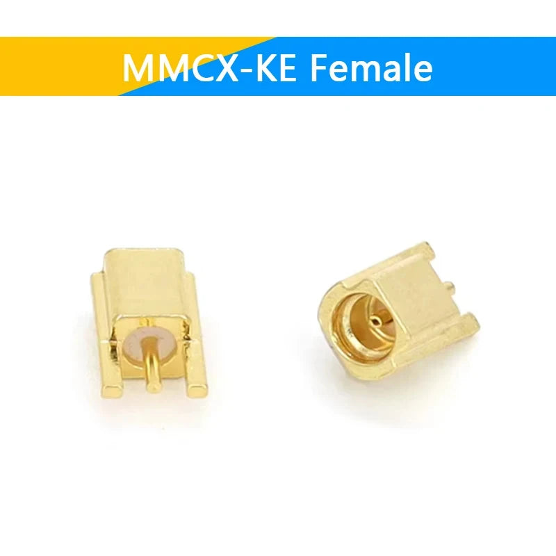 1-10PCS MCX MMCX Male Female PCB Mount Straight RF Coax Connector Right Angle 90-Degree Goldplated Welding Terminal