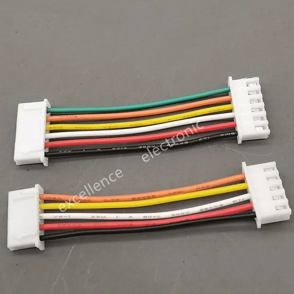 XH 2.54mm Connector Kit With Double Pre-crimped Soft Silicone Cable Wire 22AWG 2/3/4/5/6/7/8/9/10 Pin Housing JST Adapter Cable