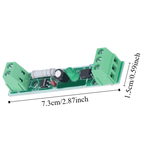 3PCS 1 Channel Opto Isolator Module AC 220V PLC Optocoupler Isolation Module 73*15mm 3‑5V Electronic Components