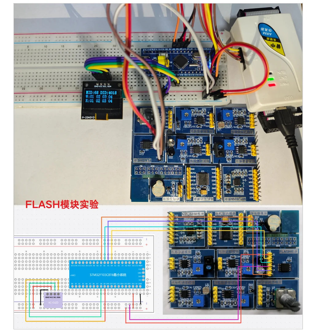 STM32 Development Board Beginner Learning Kit STM32 Microcontroller Small System Board