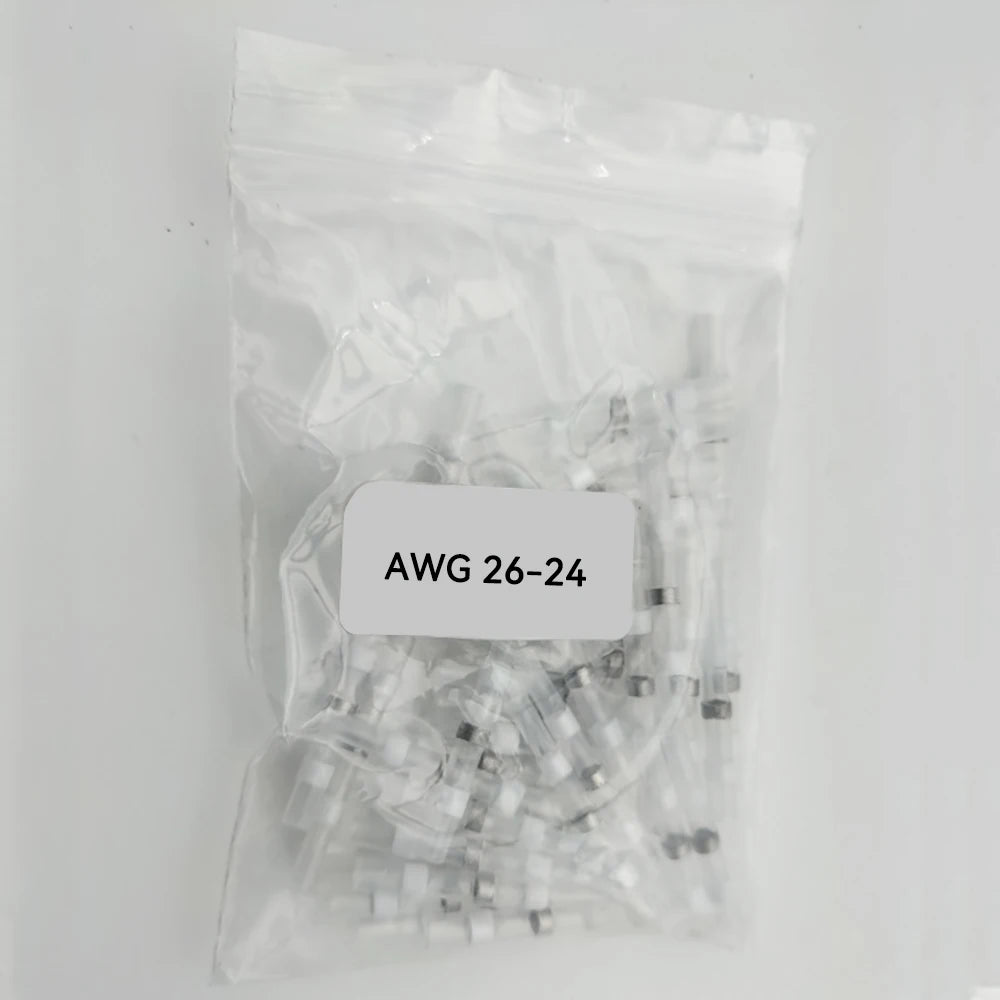 50-500PCS Heat Shrink Solder Seal Wire Connectors Tube Terminals Butt Connectors Terminals Solder Sleeve Wire Splice Connector