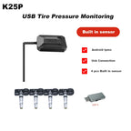 Smart Android Navigation Dedicated Car Mounted USB Tire Pressure Monitoring System TPMS Tire Pressure And Temperature Detection
