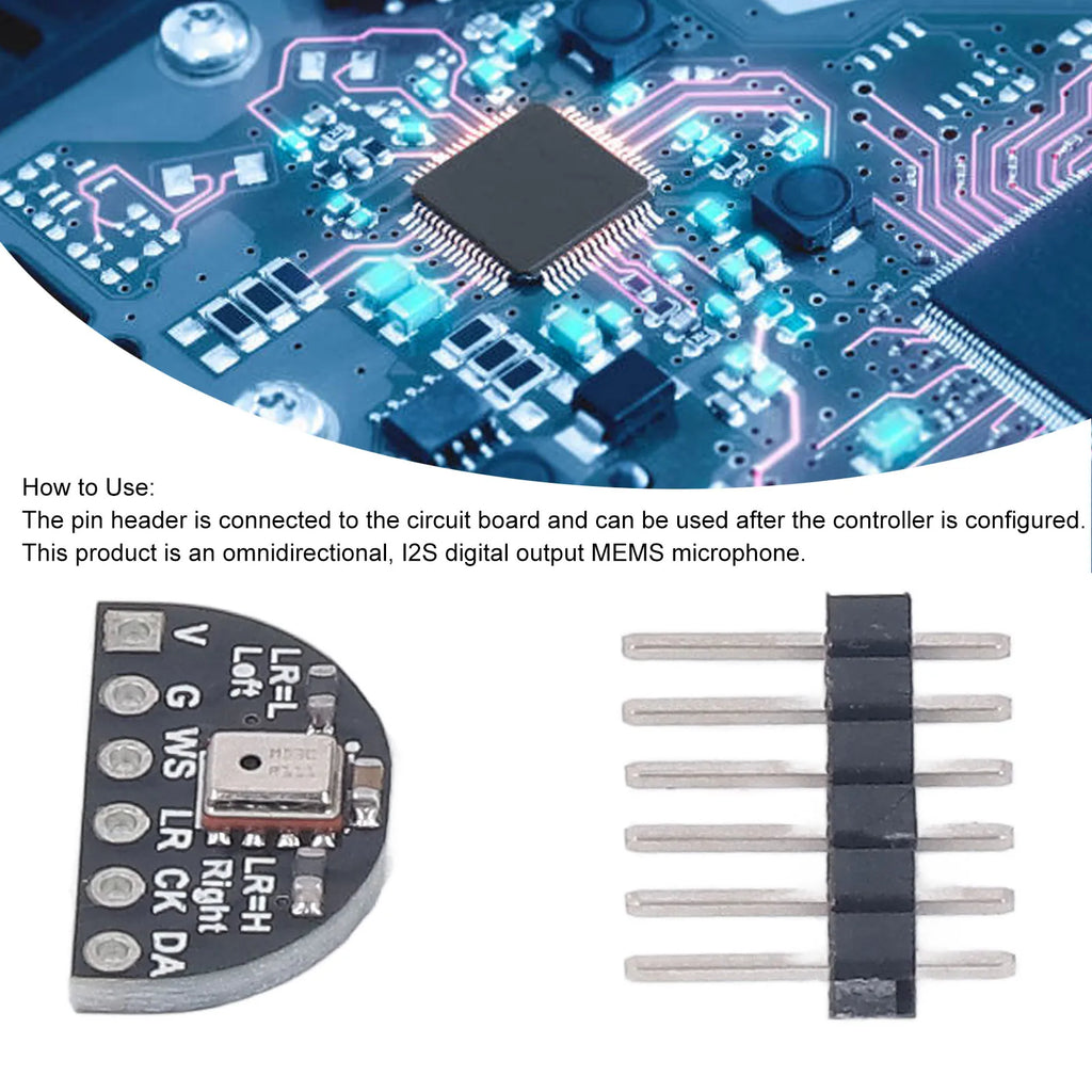 2 Sets Microphone Module I2S Interface MEMS MSM261S4030H0 for Sipeed Maix Development Board Electric Component Microphone Module