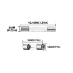 10pcs/lot 5*20mm 6*30mm 0.5 1 2 3 4 Fast Blow Glass Tube Fuses 5x20 6x30 mm 250V 5 6 8 10 15 20 25 30 A AMP Fuse
