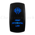 12V 20A Blue Led Car Boat Laser Rocker Switch ON OFF, (ON) OFF, ON OFF ON, (ON) OFF ON, (ON) OFF (ON) Waterproof