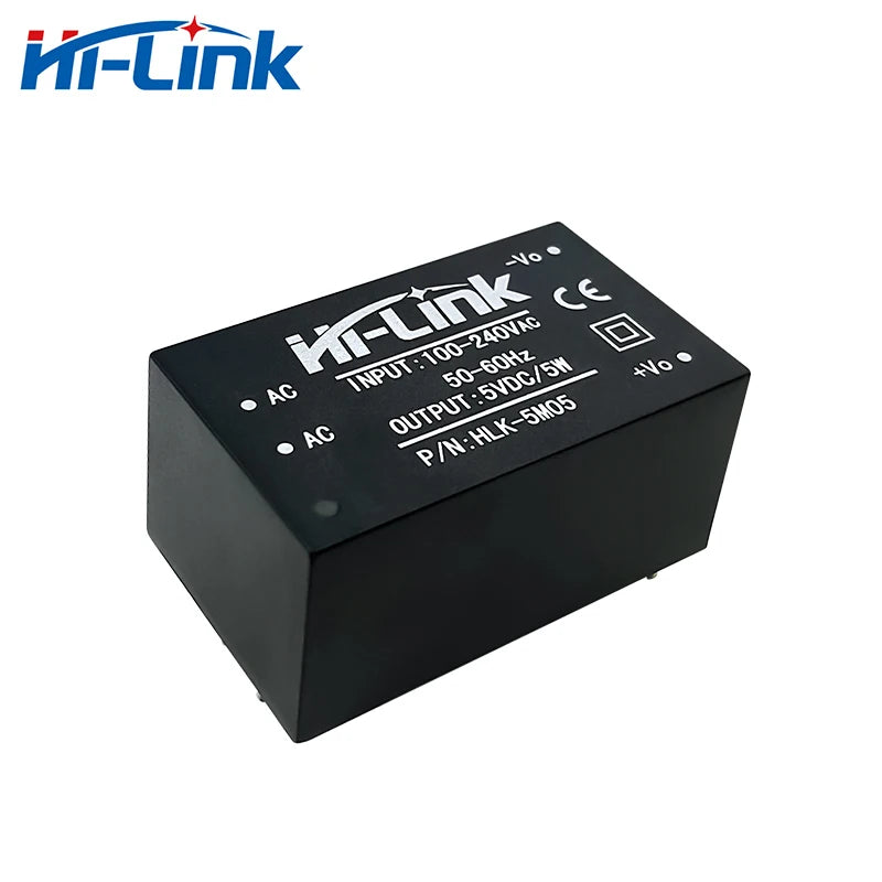 Hi-Link Free Shipping 5M05B 5M03 5M05 5M09 5M12 5M24 110V 220V To 3.3V 5V 9V 12V 24V CE Standard ACDC Power Converter Module