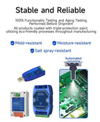 USB To RS485 RS422 RS232 TTL Industrial Converter CDSENET E810-U Series FT232 3.3/5V Power Signal Isolation Type-C
