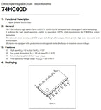 74HC00D 74HC02D 74HC04D 74HC08D 74HC14D 74HC32D 74HC74D 74HC86D SOIC-14 SMD Inverter  Integrated Circuit Logic IC Gate Chip