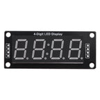 TM1637 LED Display Module 4 Digit Time Indicator Tube 7 Segment Clock Module 0.56 Inch Glow Tube Clock