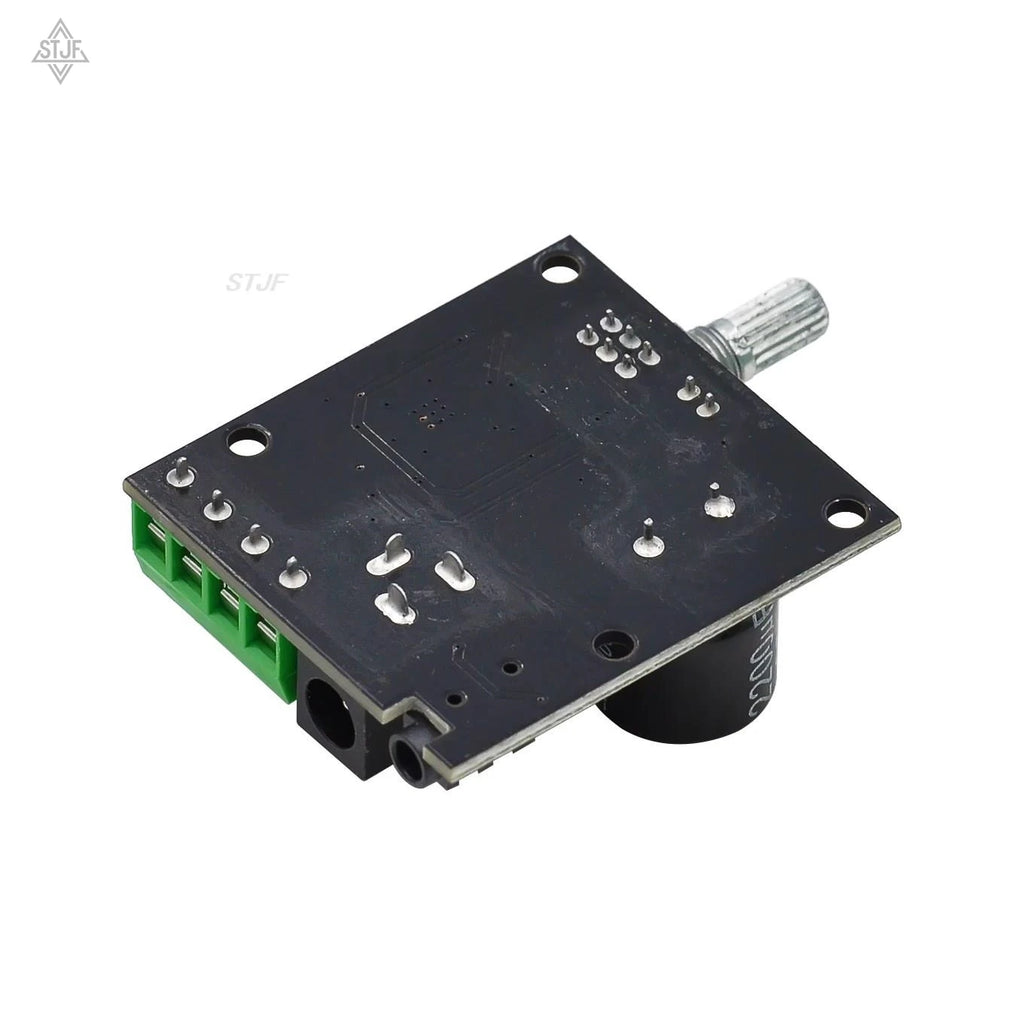 STJF PAM8610 dual channel 12V HD power amplifier board Pure digital power amplifier 15W*2 power amplifier module