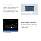 NEXTION NX4880E043-011C 4.3" Edge Series HMI Touch Display LCD-TFT Capacitive Screen Panel Module Built-in RTC Without Enclosure