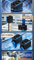 ZHICAN E2K Non Contact Capacitive Liquid Level Sensor Pipe Water Tank Full Empty Detection Alarm Switch