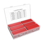 90mm/3.54inch Heat Shrink Tubing Kit 130 Pcs, Ratio 3:1 Adhesive Lined, Dual Wall Tube - Marine Grade, 6 Diameters, Wire Sleeves