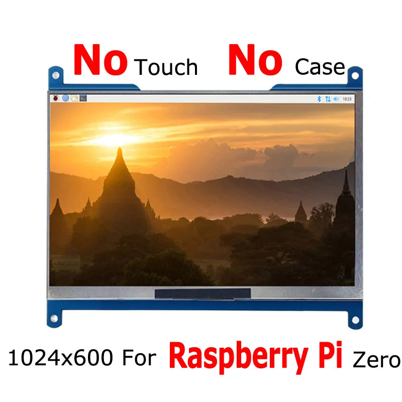 Raspberry Pi Zero 2W Customized 7inch LCD DIY Tablet Computer Touch Screen Display RJ45 USB HUB