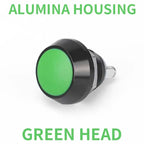 1Pcs 2Pin Mini Switch 12mm  2A waterproof switch  momentary Push button Switch reset Non-locking metal shell 1NO 36V color