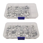 80/100Pcs Type C USB Charging Jack Welding Connectors 2Pin 6Pin 16Pin USB-C Socket For Mobile Phone PCB DIY Repair Kits