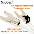 （10pcs）NTC thermistor negative temperature 54 type fork U-shaped 50R 100R 300R 470R 1K 2K 3K 5K 10K 50K 150K