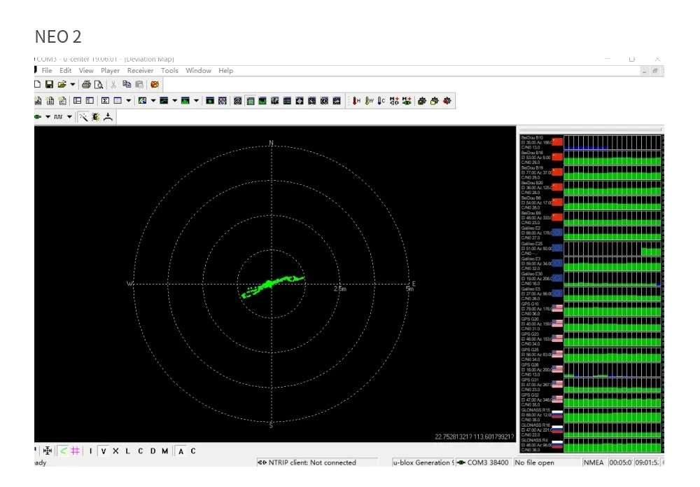 CUAV New NEO 3 GNSS M9N Module for Pixhawk Compass Support Ardupilot PX4 Open Source Navigation