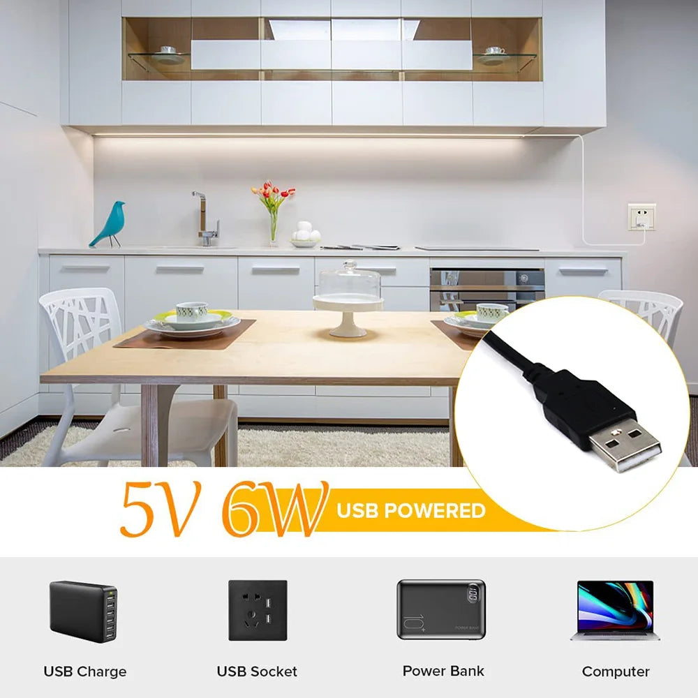 DC 5V USB COB Led Strip Light White/Red/Green/Pink/Ice Blue/Yellow 320 Leds Flexible Ribbon Night Lamp TV Backlights Home Decor