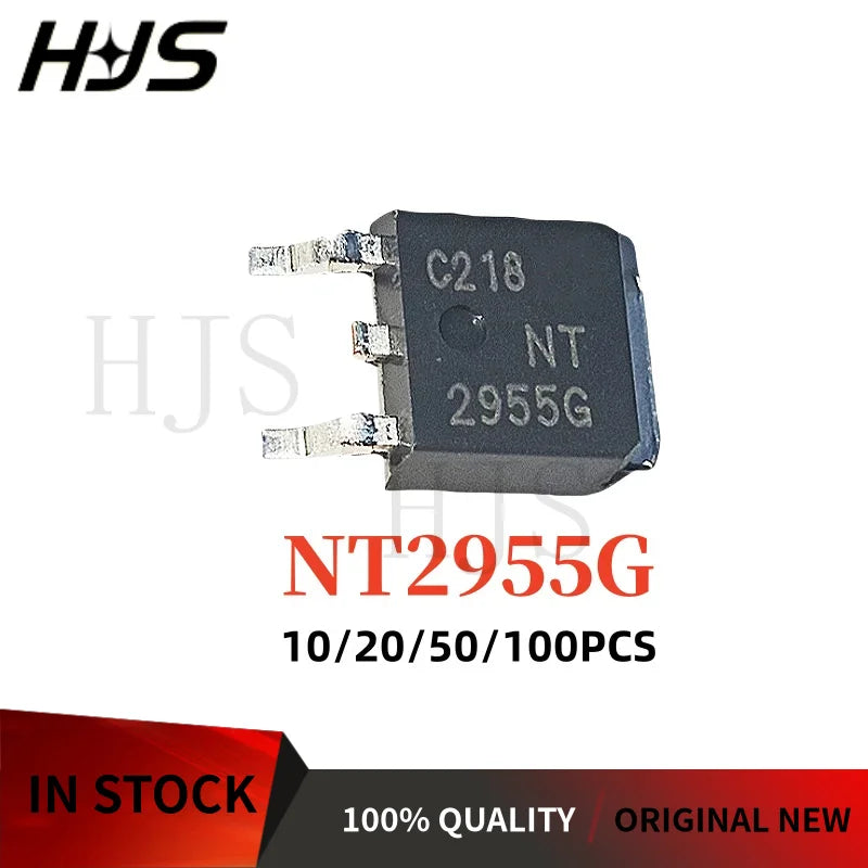 10-100PCS NTD2955T4G NTD2955 NT2955G TO-252 12A 60V SMD P-channel MOSFET Brand New In Stock