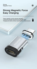 Essager 100W Magnetic Adapter 24Pins USB Type C PD 3.0 Fast Charge Cable Converter for Ipad Pro Macbook Magnet Adapter Connector