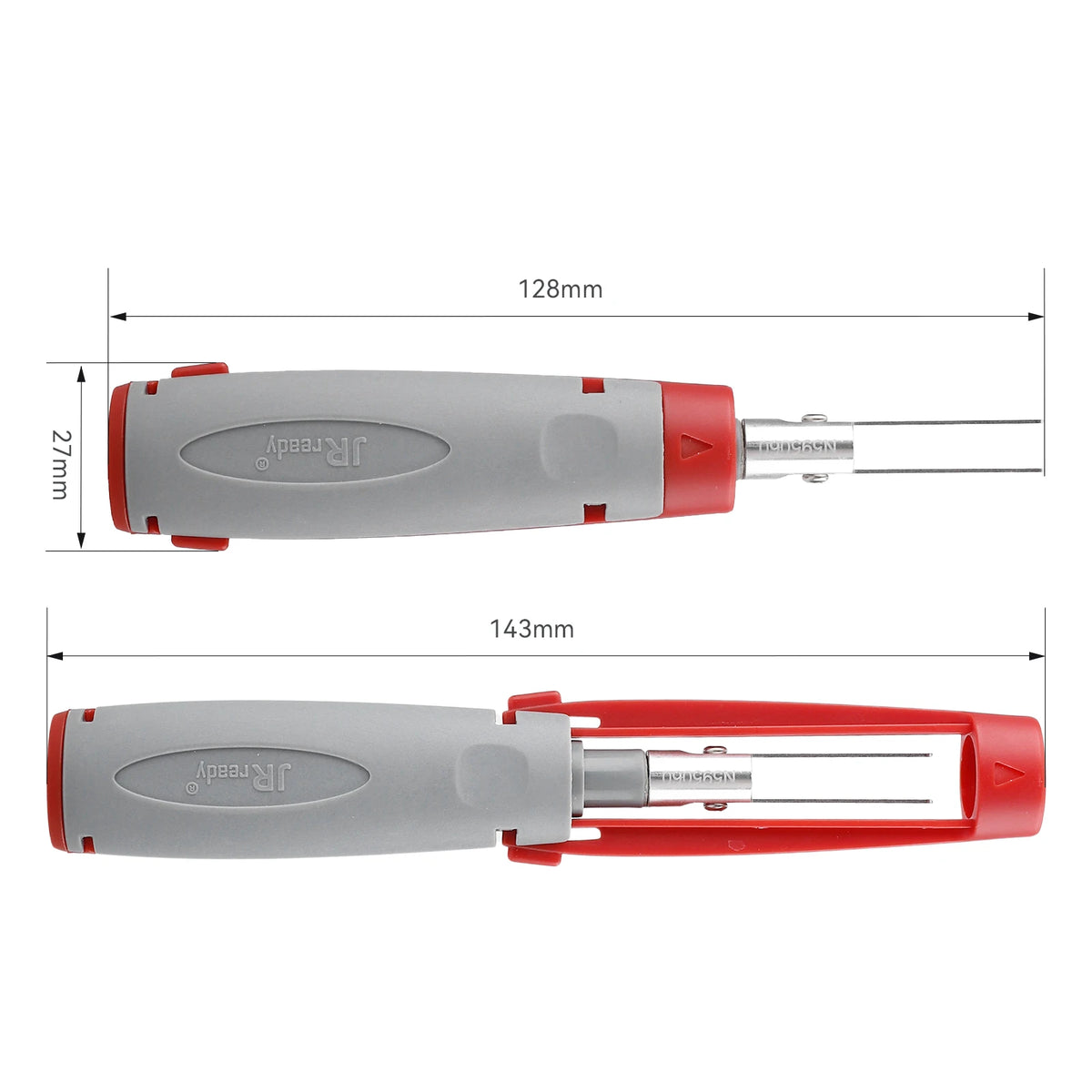 JRready JRconDRK Series Terminal Extraction Tool For Molex MX150L, MX150 motor terminal blocks and TE AMP, CPC series connectors