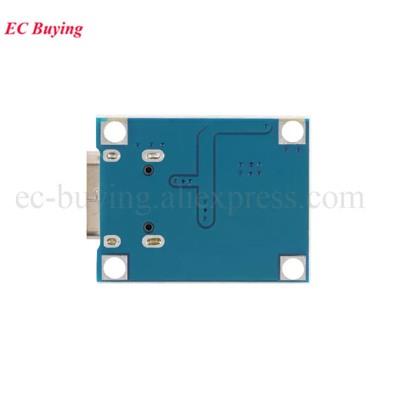 10Pcs/1pc TYPE-C USB 5V 1A 18650 TP4056 Lithium Battery Charger Module Charging Board DC 4.2V 4.5V-5.5V Input Voltage HW-387