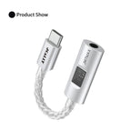 JCALLY JM7 Max TypeC/Light-ning To 3.5mm Digital Audio Cable DAC CX31993 For Android/Apple Adapter Decode Amp 32bit/384KHz