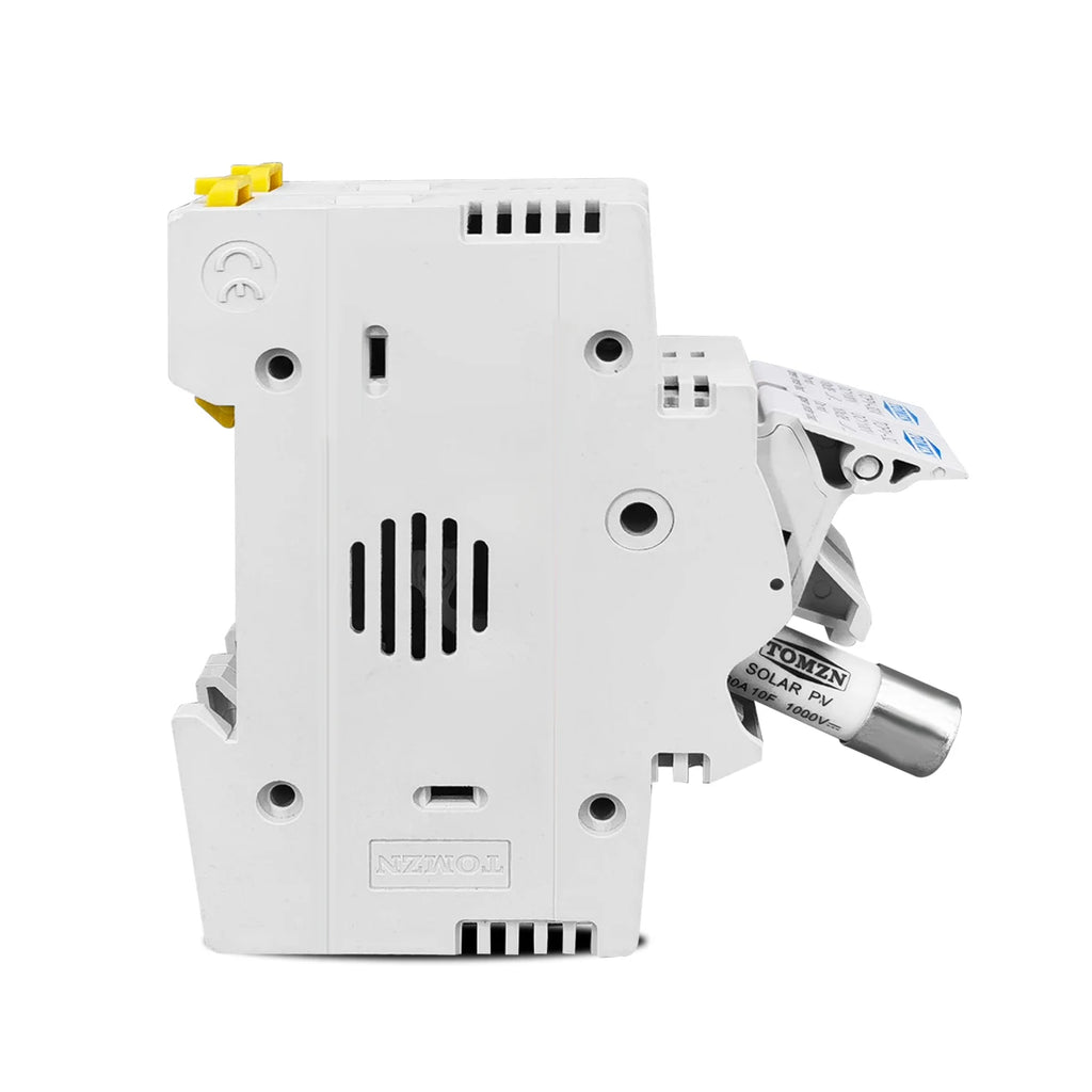 TOMZN 1P 2P DC Fuse Holder 10*38mm High Voltage Solar PV 1100V TOPV-30 Base Photovoltaic System Protection Protector GPV