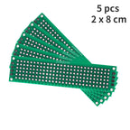 Universal PCB Circuit Protoboard Double Sided Breadboard 2x8 3x7 4x6 5x7 7x9CM Stripboard Prototyping Board DIY Electronic Kit