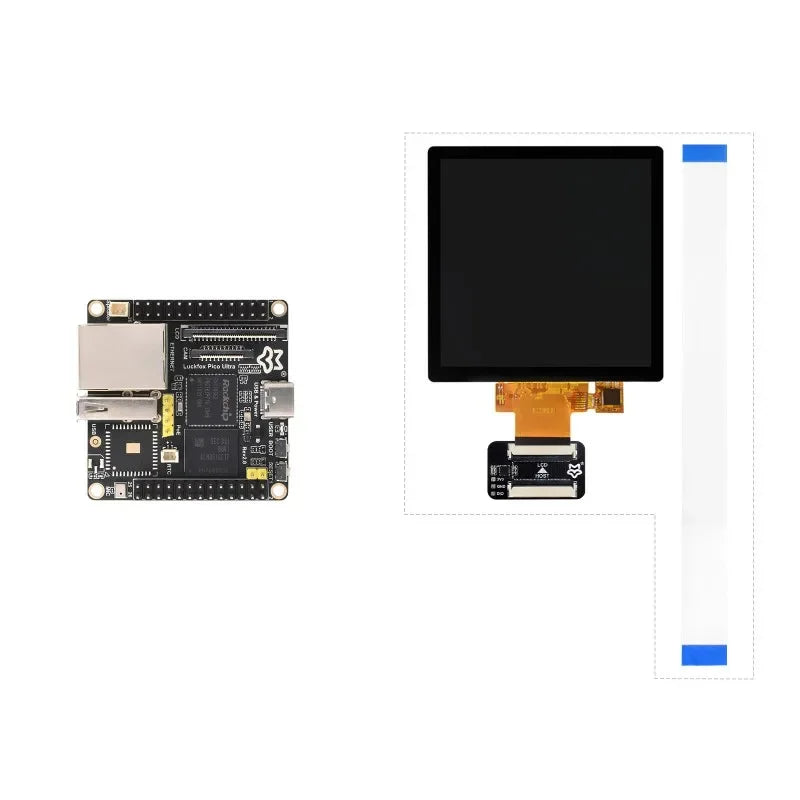 VoltSLuckfox Pico Ultra RV1106 Linux Micro Development Board, Integrates ARM Cortex-A7/RISC-V MCU/NPU/ISP Processors