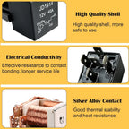 1PCS Waterproof Automotive Relay 12V 24V 40A 4 5 Pin Relay SPDT with Sockets and Wiring Harness Switch Kits for Car Truck