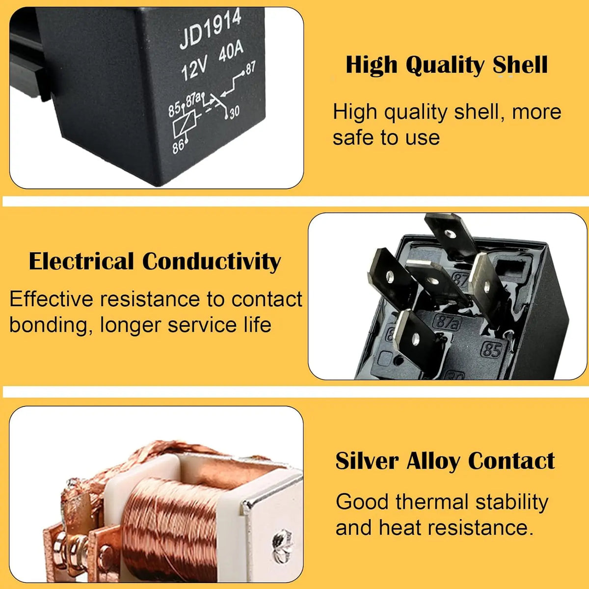 1PCS Waterproof Automotive Relay 12V 24V 40A 4 5 Pin Relay SPDT with Sockets and Wiring Harness Switch Kits for Car Truck