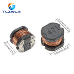20PCS CD54 Power Inductor 2.2/3.3/4.7/6.8/10/15/22/47/100/150/220/330/470UH SMD Inductance Copper Core
