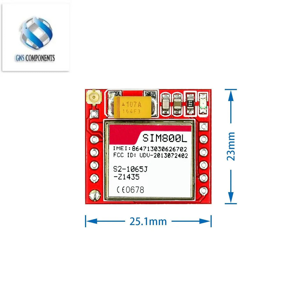 SIM800L GPRS GSM Module Micro SIM Card Core Quad-band TTL Serial Port Antenna PCB Wireless WIFI Board for Arduino Smart