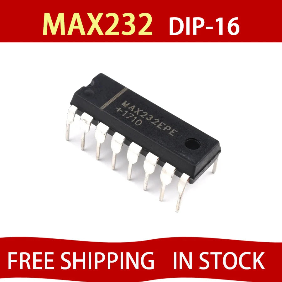 10PCS MAX3232 MAX3232EPE DIP-16 MAX3232CPE In Stock