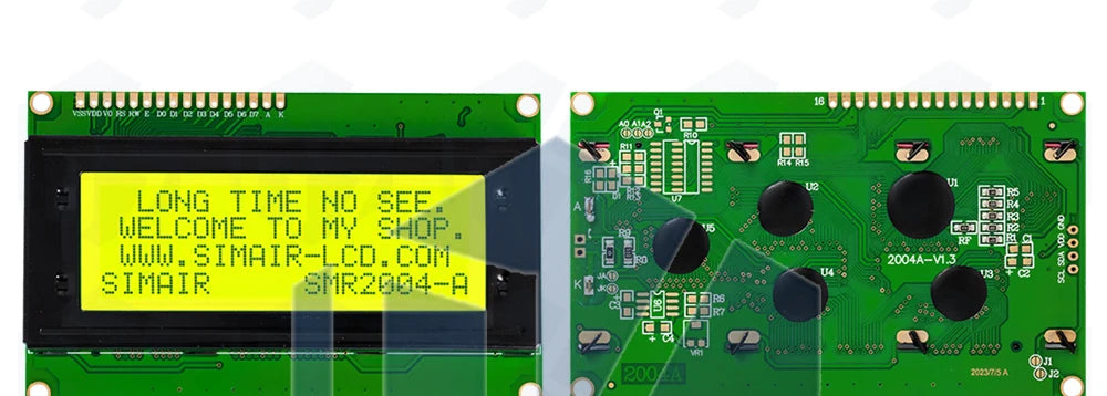 1PCS LCD2004+I2C 2004 20x4 2004A blue screen HD44780 Character LCD /w IIC/I2C Serial Interface Adapter Module For Arduino Module
