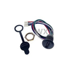 2Pin 4Pin 5Pin 6Pin USB-C Connector Type-C Waterproof PH 2.0 Nut Locking Panel Mounting TPC Waterproof Fast Charging Jack Por
