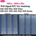 10-60Pcs Wifi Signal FPC On Board Flex Cable for SamSung S26 S25 S24 Plus S20 S21 S22 S23 Ultra Antenna FPC 2*6Pin 12Pin