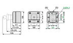 1NO+1NC e-stop push button switch emergency stop switch
