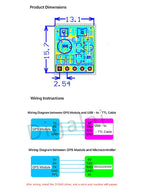 ATGM336H Compatible GPS BDS Dual Mode Navigation Module Flight Control Positioning for Arduino NEO M8N NEO 6M Upgrade