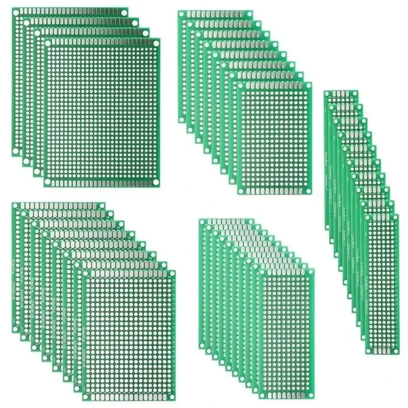 Universal PCB Circuit Protoboard Double Sided Breadboard 2x8 3x7 4x6 5x7 7x9CM Stripboard Prototyping Board DIY Electronic Kit