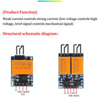 HK4100F small relay module supports 3.3V 5V trigger micro control switch with optocoupler