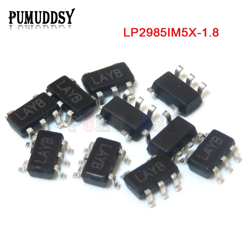 10PCS LP2985IM5X-3.3 1.5/1.8/2.5/2.7/2.8/3.0/3.3/3.6/5.0V SOT23-5 Regulator LDO Reg New IC