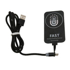 Protable Thin Wireless Charging Receiver Type C Magnetic Suction Dual Purpose Wireless Charging Receiver Wireless Charging Patch