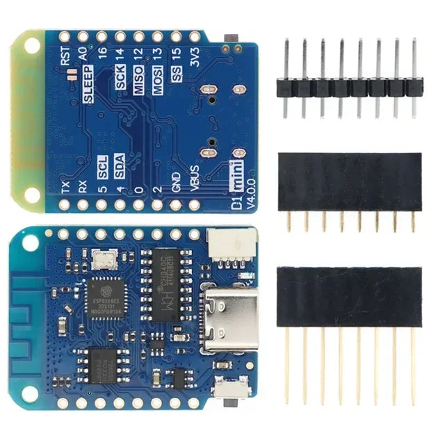 10pcs WeMos D1 Mini Pro V3.0 NodeMcu 4MB/16MB Bytes Lua WIFI Internet of Things Development Board Based ESP8266 CH340G Nodemcu V