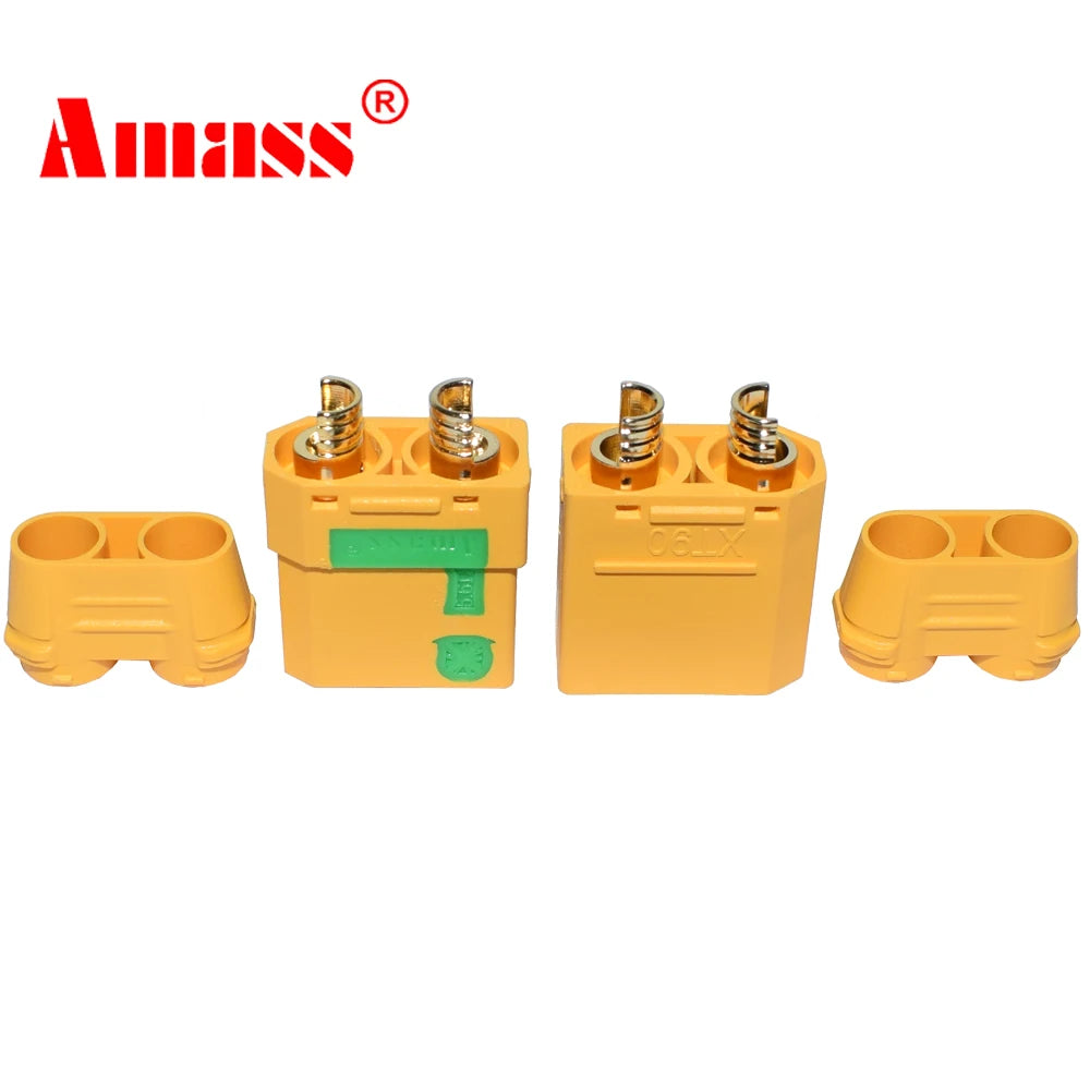 Amass  XT90S Connector xt90s anti spark XT90S XT90-S Male Female Motor Adapter for Battery ESC and Charger Lead for RC Car Truck