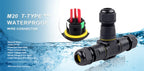 1Pcs I & T Shape Wire Connector 2/3/5 Pin Waterproof Connectors Fast Screw Connection Push-in Terminals Electric Junction Box