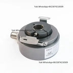 HENGXIANG KJ58 Gray Code Absolute Encoder 12bits Single Turn Hollow Shaft IP65 Protection DC5V-30V 58mm OD Spring Plate Mount